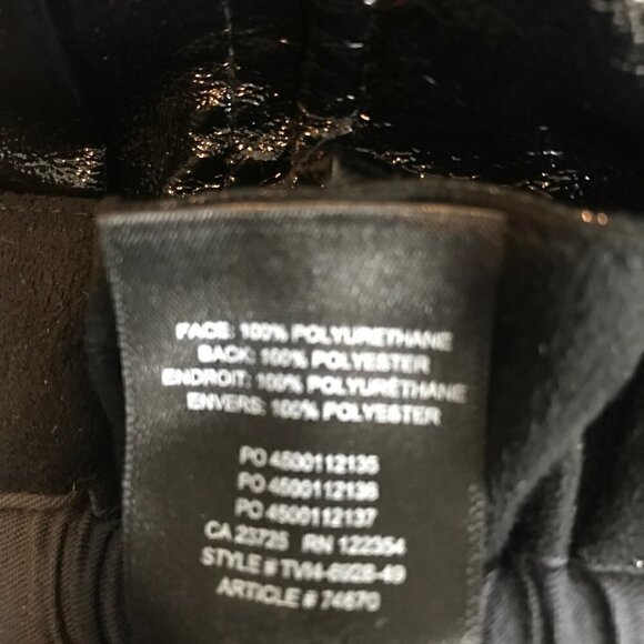 Aritzia Wilfred Black Jive Pants High Waister Faux Leather Pants Size  XS - Picture 8 of 8